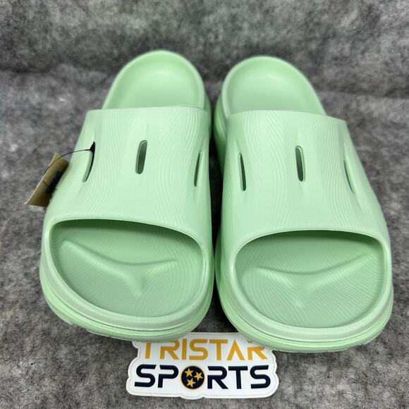 Hoka Ora Recovery Slide 3 Mens Size 11 Womens Size 13 Lime Glow 1135061-LGLGL - Picture 2 of 7